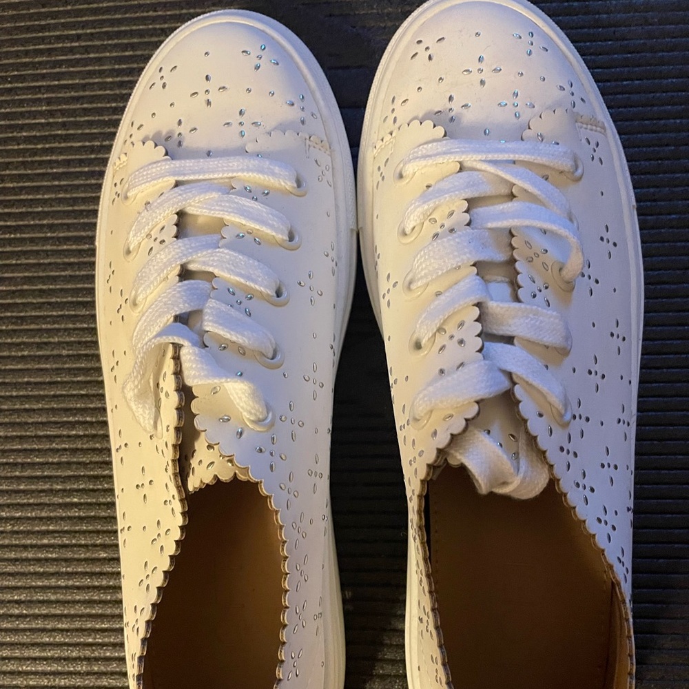 White sneakers